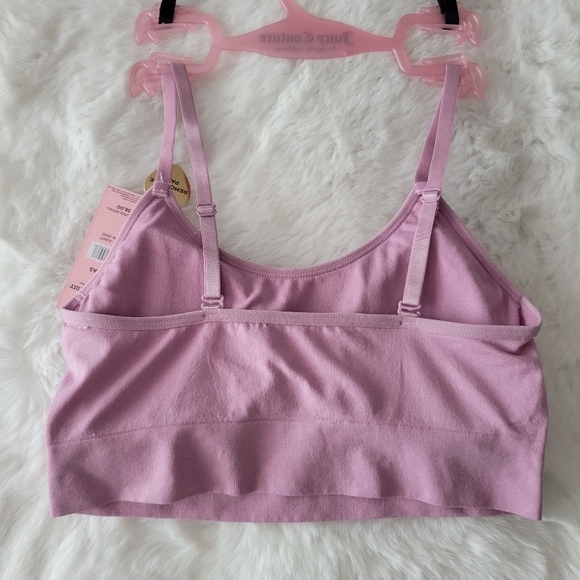 🩷JUICY COUTURE BRAND NEW 2-PACK BRALETTE REMOVABLE PADS SIZE L - Picture 3 of 5